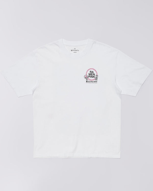 Ramen Pink Tee - White