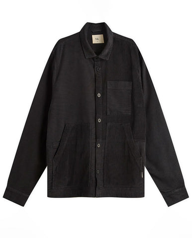 ASSEMBLY JACKET - INDIGO WAFFLE PATCHWORK