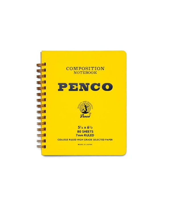 Hightide Penco Coil Notebook - Yellow