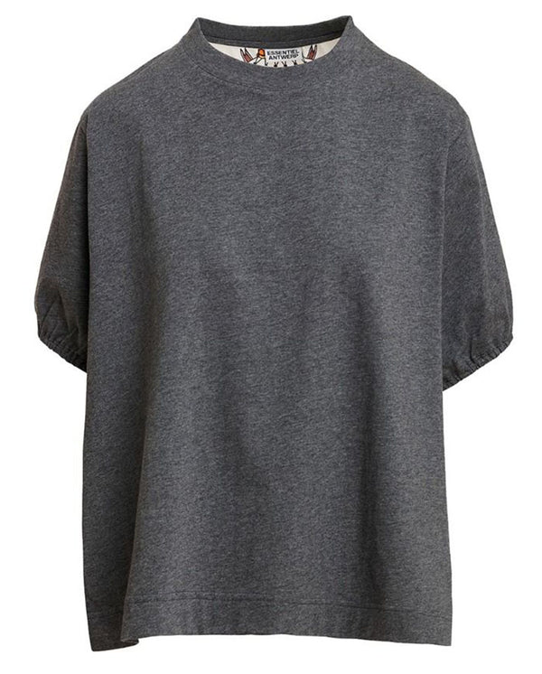 Kos T-Shirt with Silk Scarf Back - Black Multi
