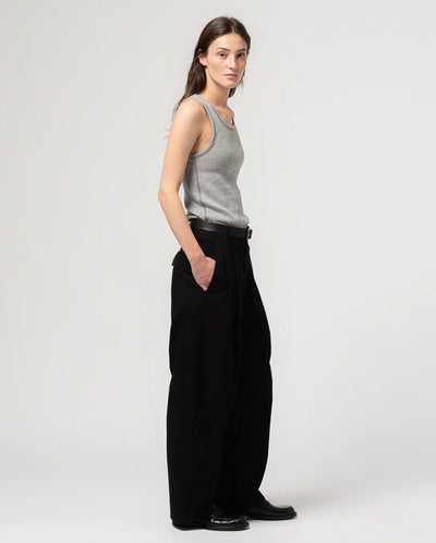 Ambassador Cotton Pants - Black