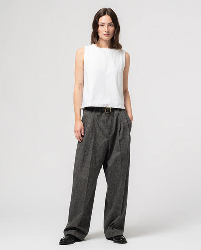 Ambassador Cotton Pants - Asphalt