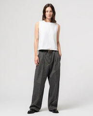 Ambassador Cotton Pants - Asphalt