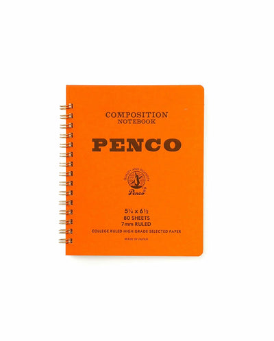 Hightide Penco Coil Notebook - Orange