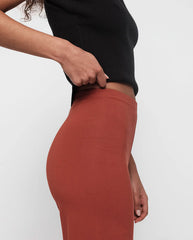 Core Straight Leg Pant - Rust