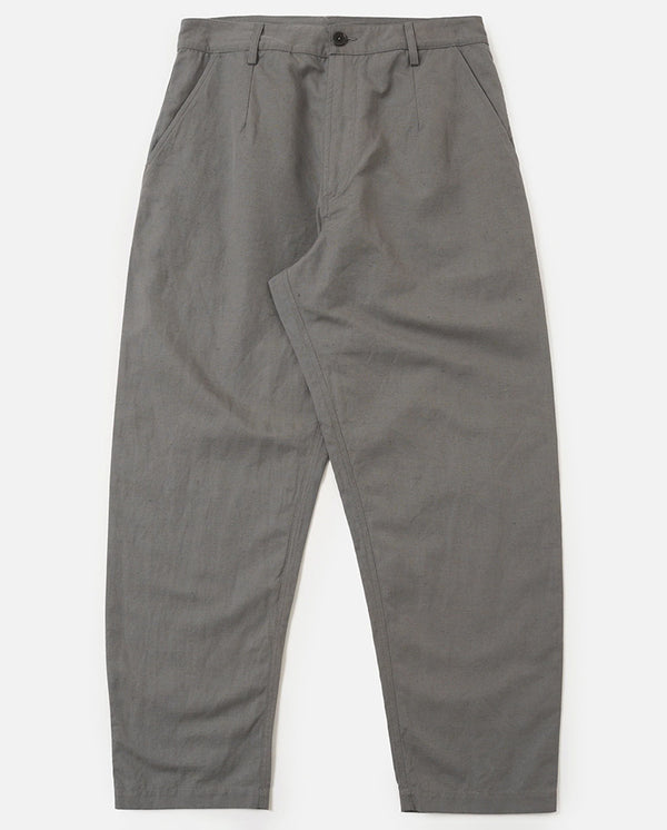 DIZZY TROUSER - MID GREY SLUB
