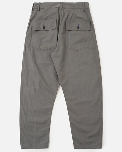 DIZZY TROUSER - MID GREY SLUB