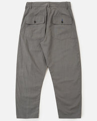 DIZZY TROUSER - MID GREY SLUB