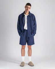 Waffle bermudas - blue