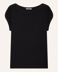 Sixto Jacquard Top - Moonless