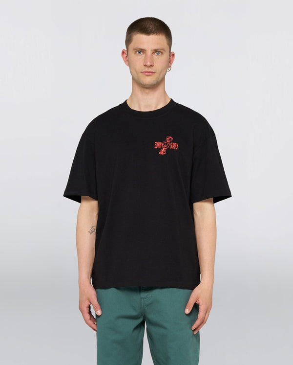 Sorry Tokyo T-Shirt - Black Garment wash