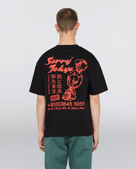 Sorry Tokyo T-Shirt - Black Garment wash