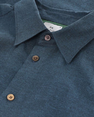 REGULAR FIT SHIRT - Petrol blue