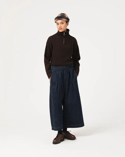 Nirvana Pant - Indigo Nepping Denim