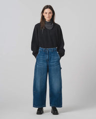 Submarine Cropped Denim Chino - Blue Stone wash