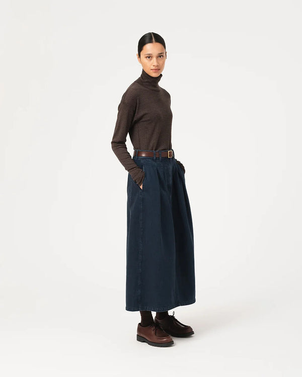 Bulb Skirt - Inkt Enigma Denim