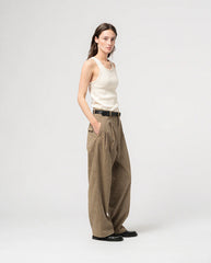 Body Top Rib Vest - Ecru