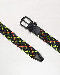 Woven Belt Black/Neon