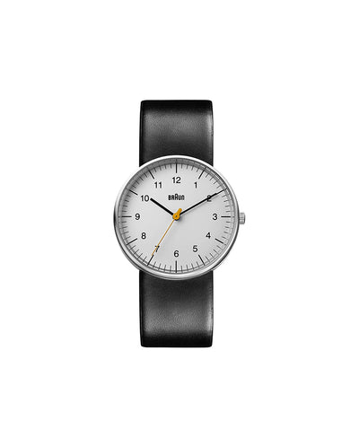 Braun Watch White Dial Black Strap