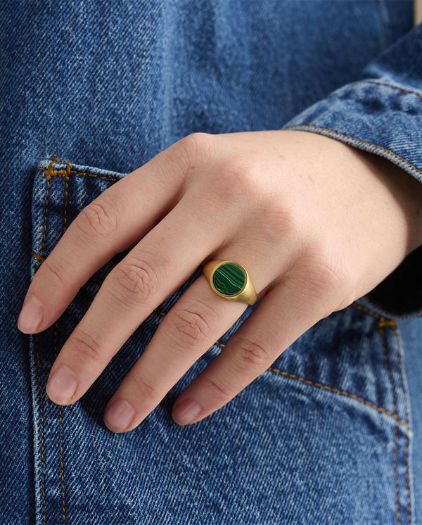 Forest Signet Ring GOLD